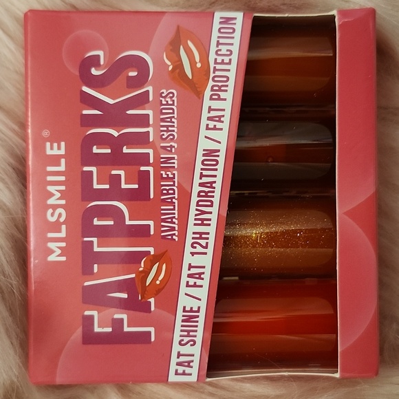 New Listing!! Brand New MLSMILE FATPERKS LIP GLOSS-LIP OIL-2CT - Picture 4 of 4